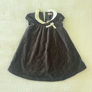 Hope & Henry Black and White Kids Dress, Size 3